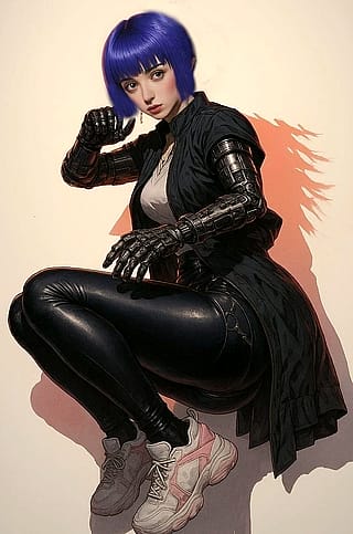 My Shadowrun character used my own face as the model.'