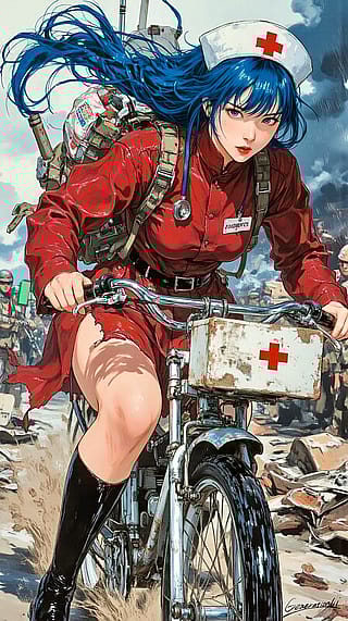 Nurse & Battlefield[3] / Phone Wallpaper Archives'