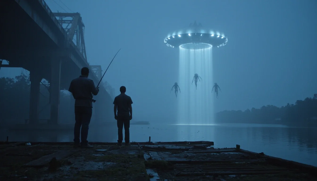 Visualization of the alien abduction case in Pascagoula in 1973 using different AI models. picture 4 of 4
