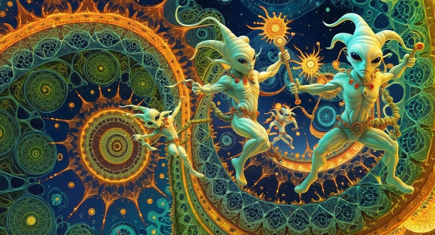 Ai fractal inspired picture 2 of 3