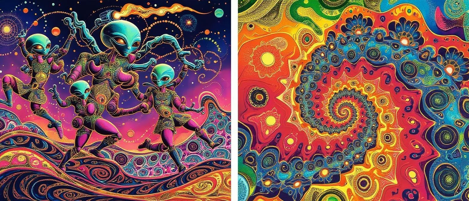 Ai fractal inspired picture 3 of 3