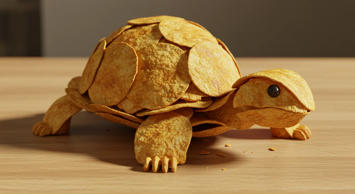 Turtle Made of Chips picture 1 of 4
