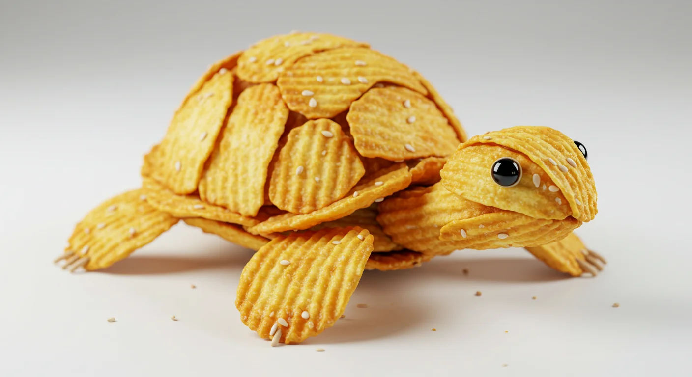 Turtle Made of Chips picture 3 of 4
