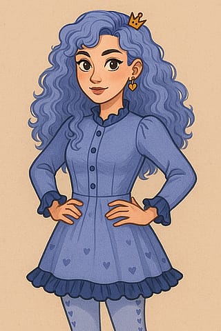 [OC] Perrie Hearts | Daughter of the Queen of Hearts | Descendants AU'