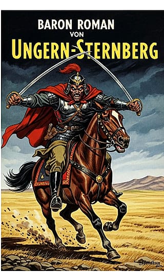 Baron ungern von sternberg ( 1950s novel cover)'