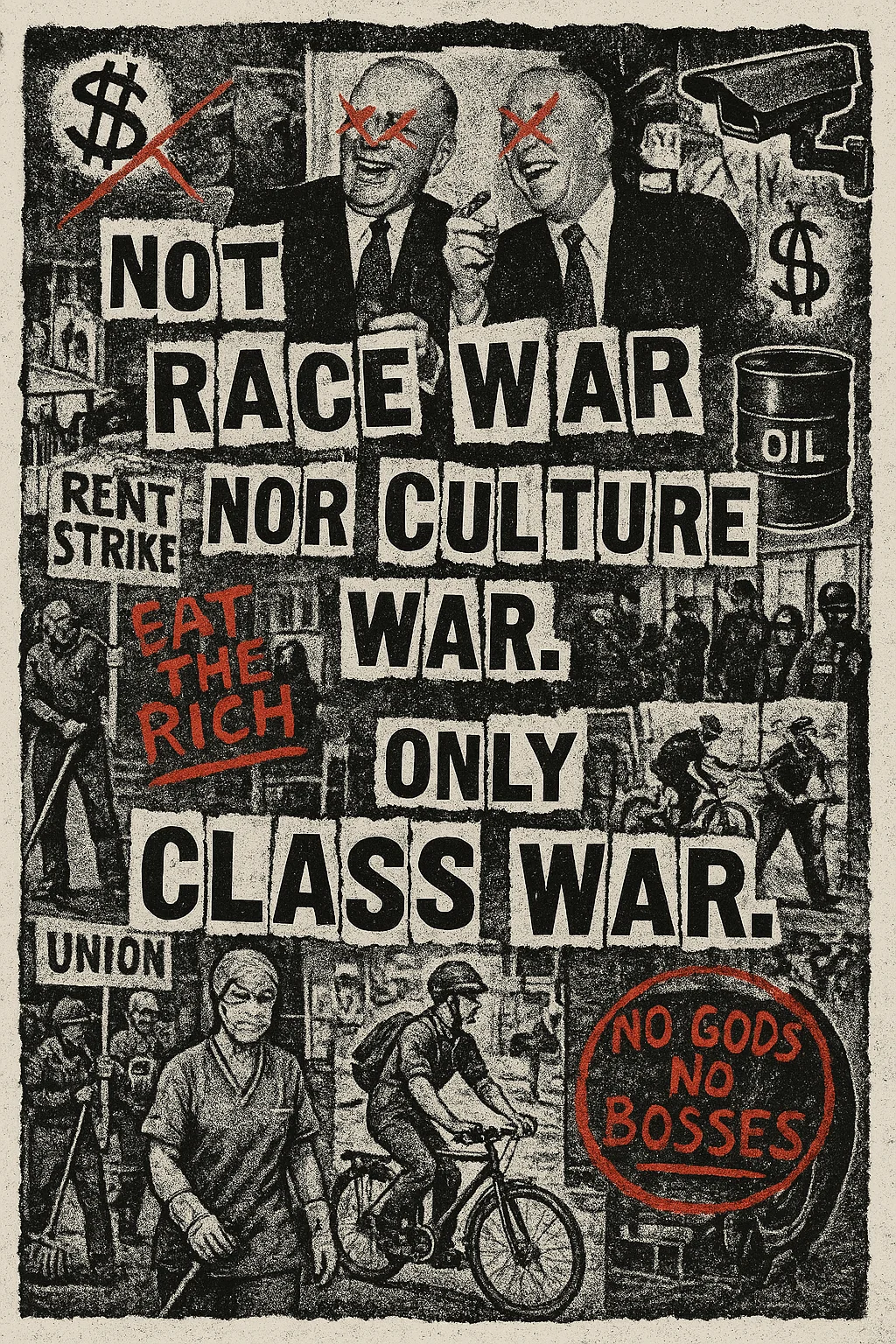Not Race War Nor Culture War. Only Class War. picture 1 of 1