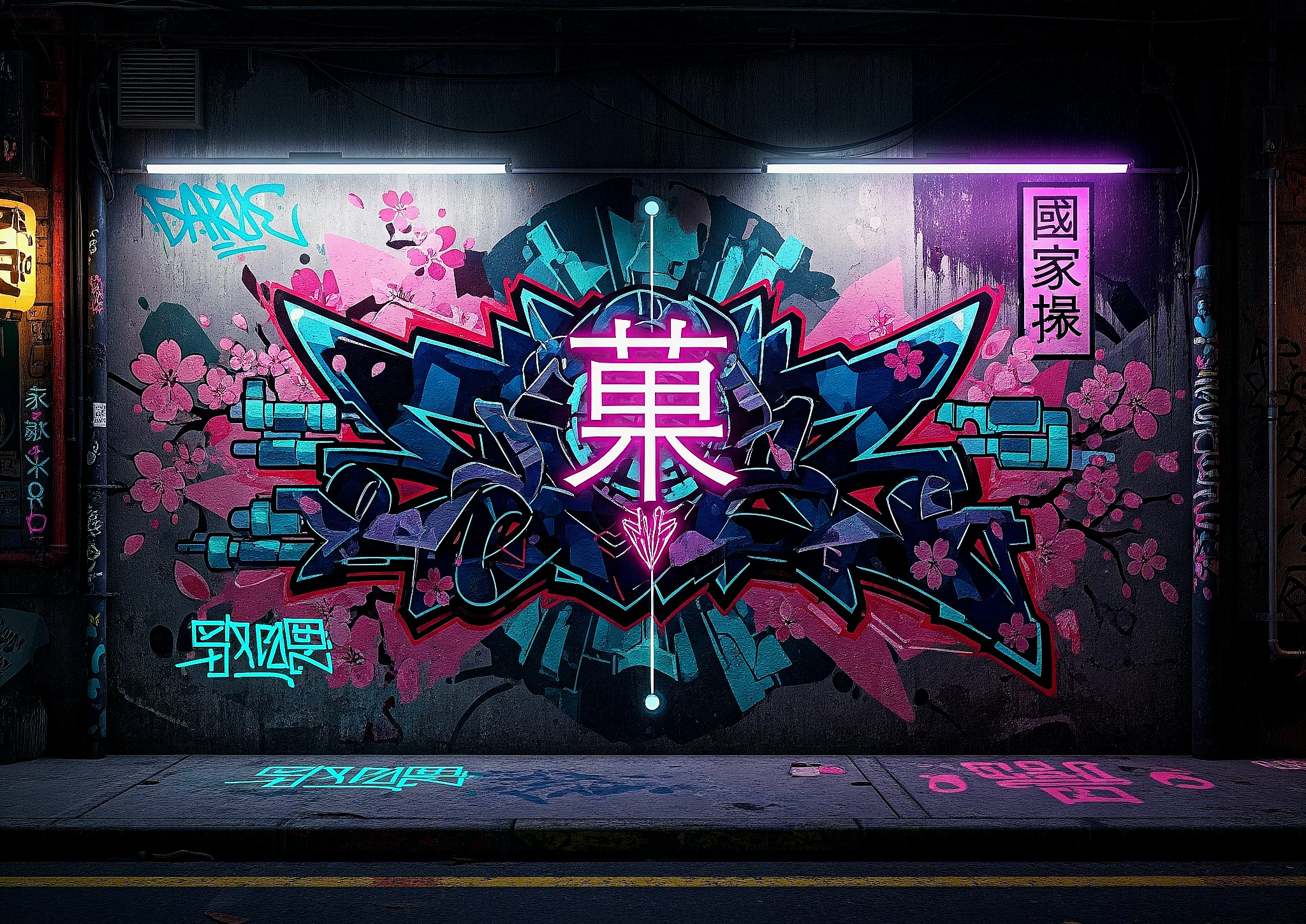 Cyberpunk/Japanese Graffiti🇯🇵 picture 2 of 4