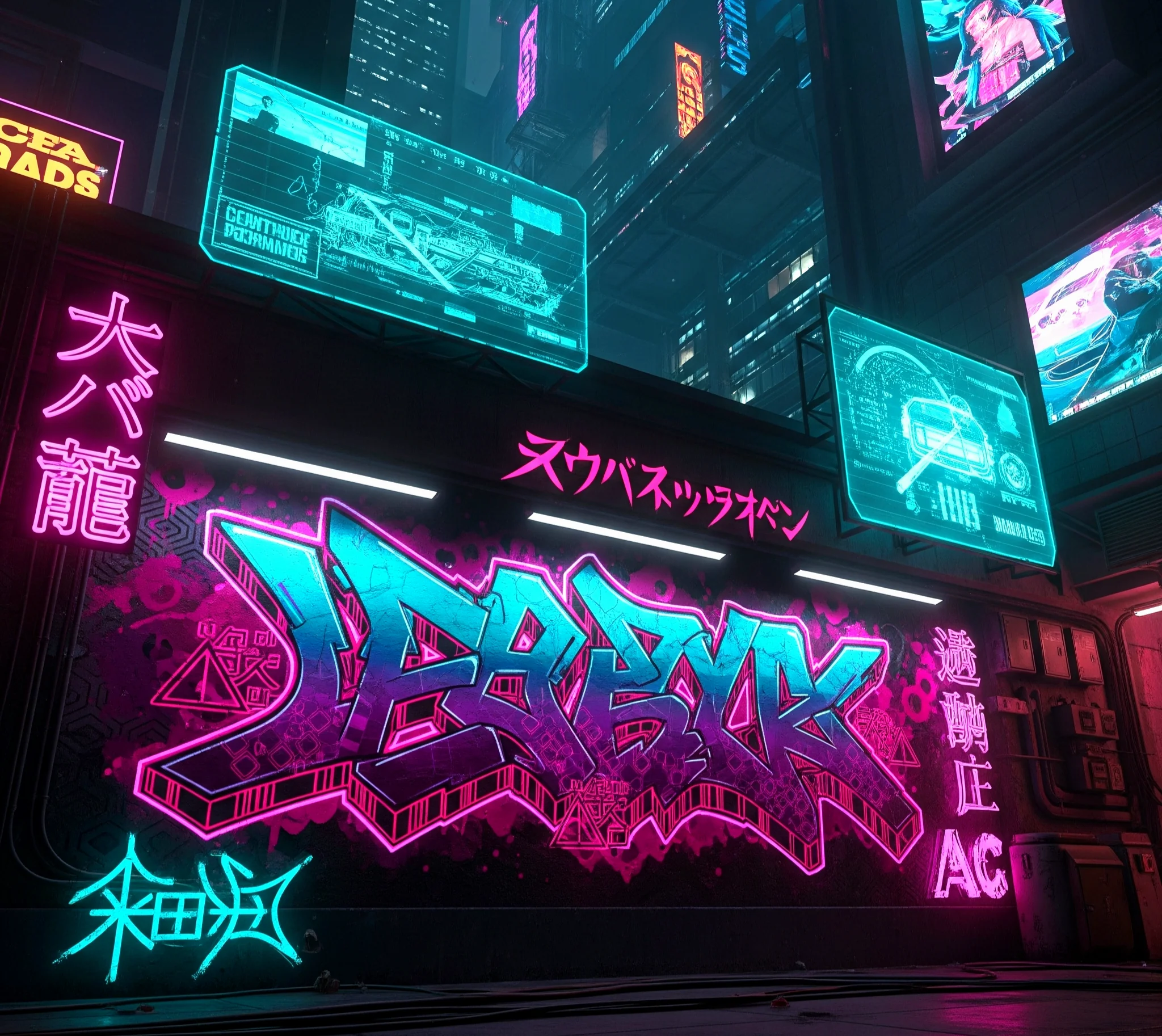 Cyberpunk/Japanese Graffiti🇯🇵 picture 3 of 4