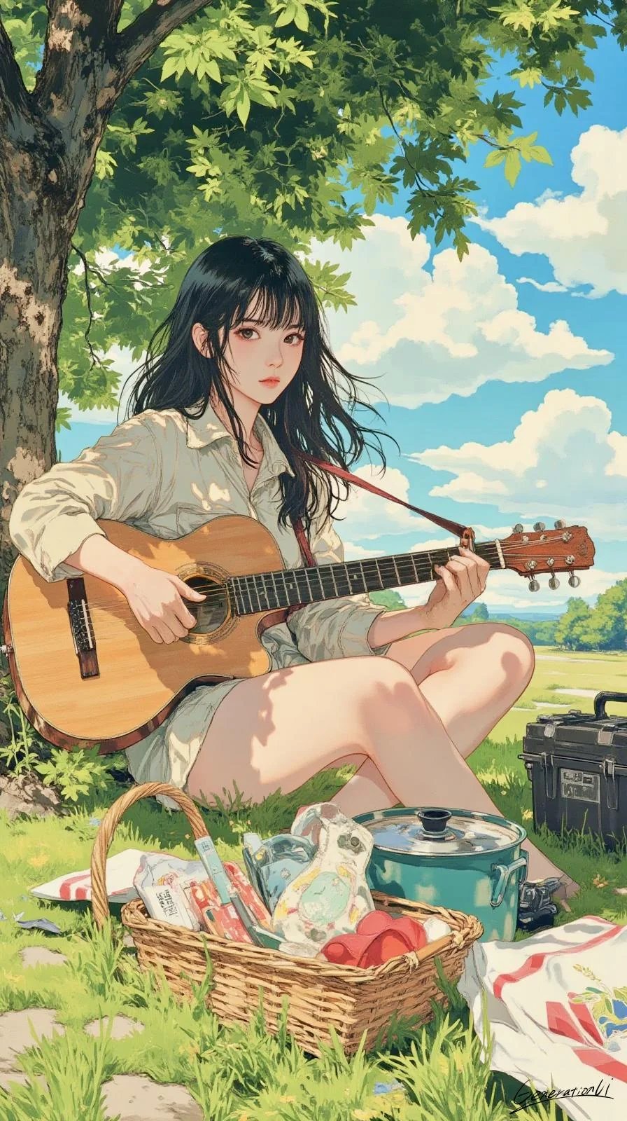 Summer Chords on the Breeze / Phone Wallpaper Archives picture 1 of 1