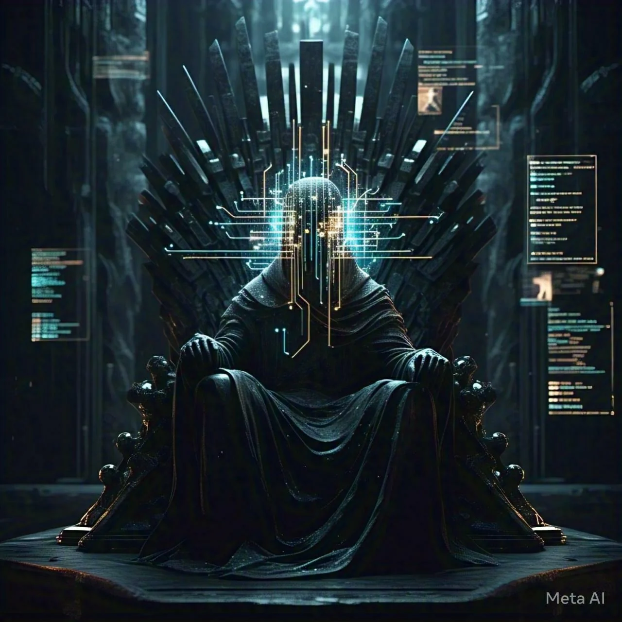 Digital Lucifer crowned with thorns picture 2 of 3