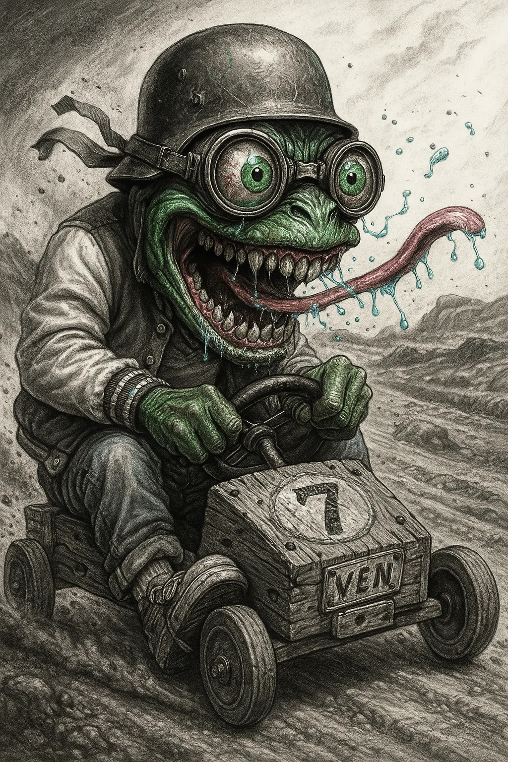 Frog Soapbox Derby Racer picture 1 of 1
