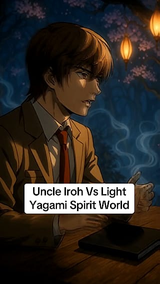 Light Yagami from Death Note debates Uncle Iroh from Avatar: The Last Airbender about World'
