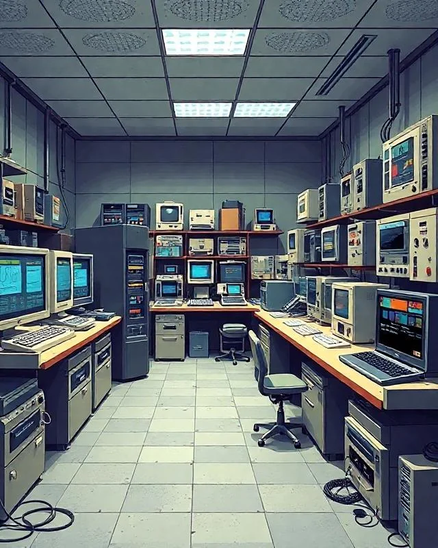 Old school computer room picture 1 of 1