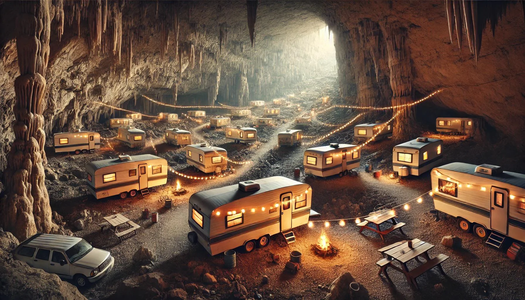 Trailer park in a cave picture 1 of 1