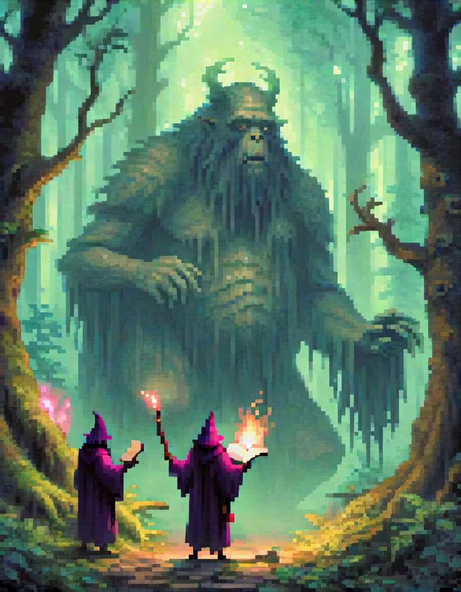 dark fantasy pixel art picture 1 of 4