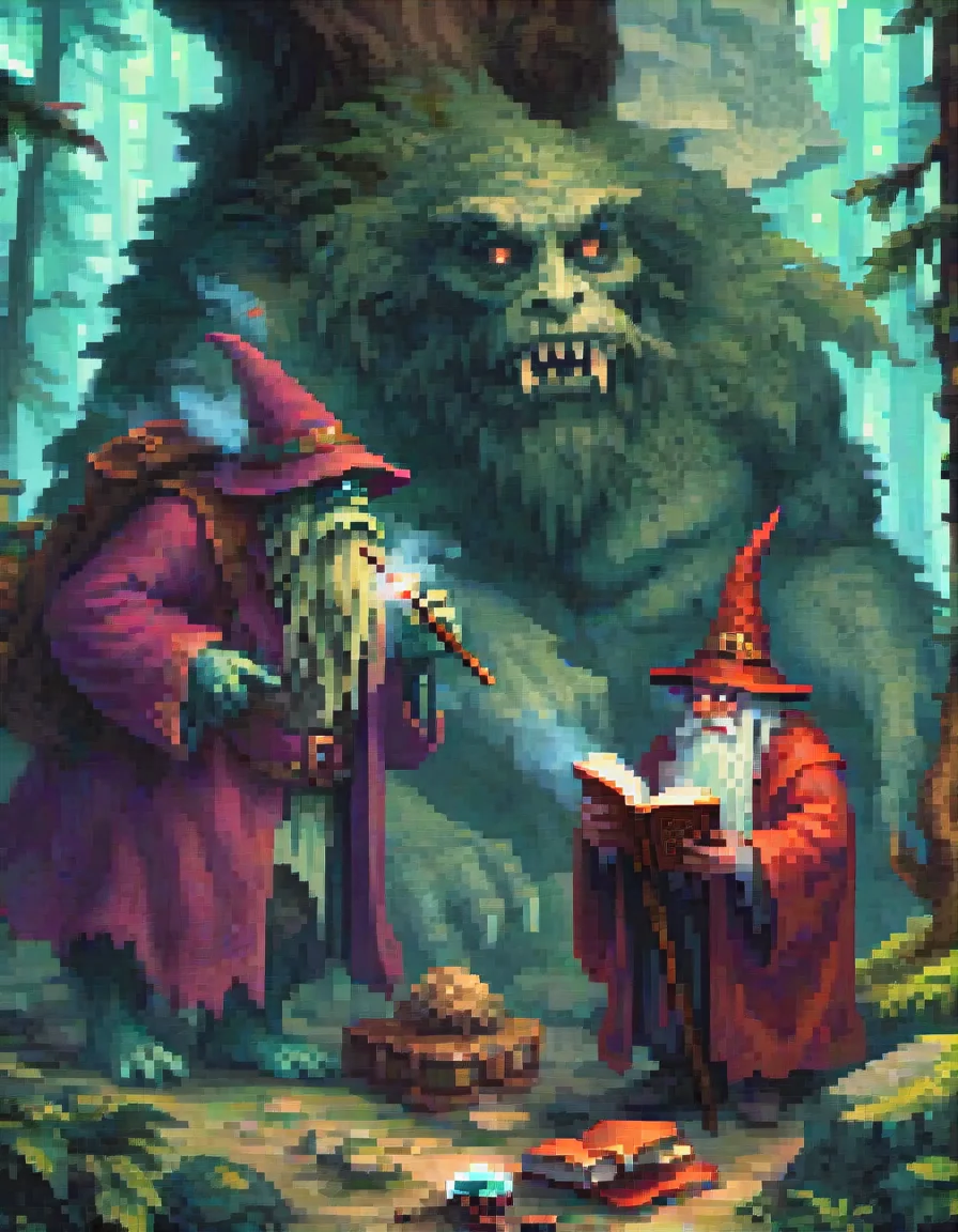 dark fantasy pixel art picture 2 of 4