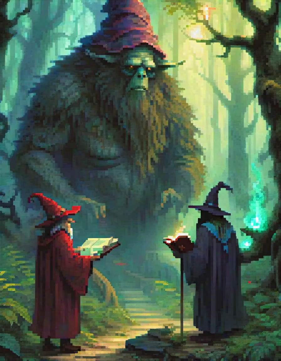 dark fantasy pixel art picture 4 of 4