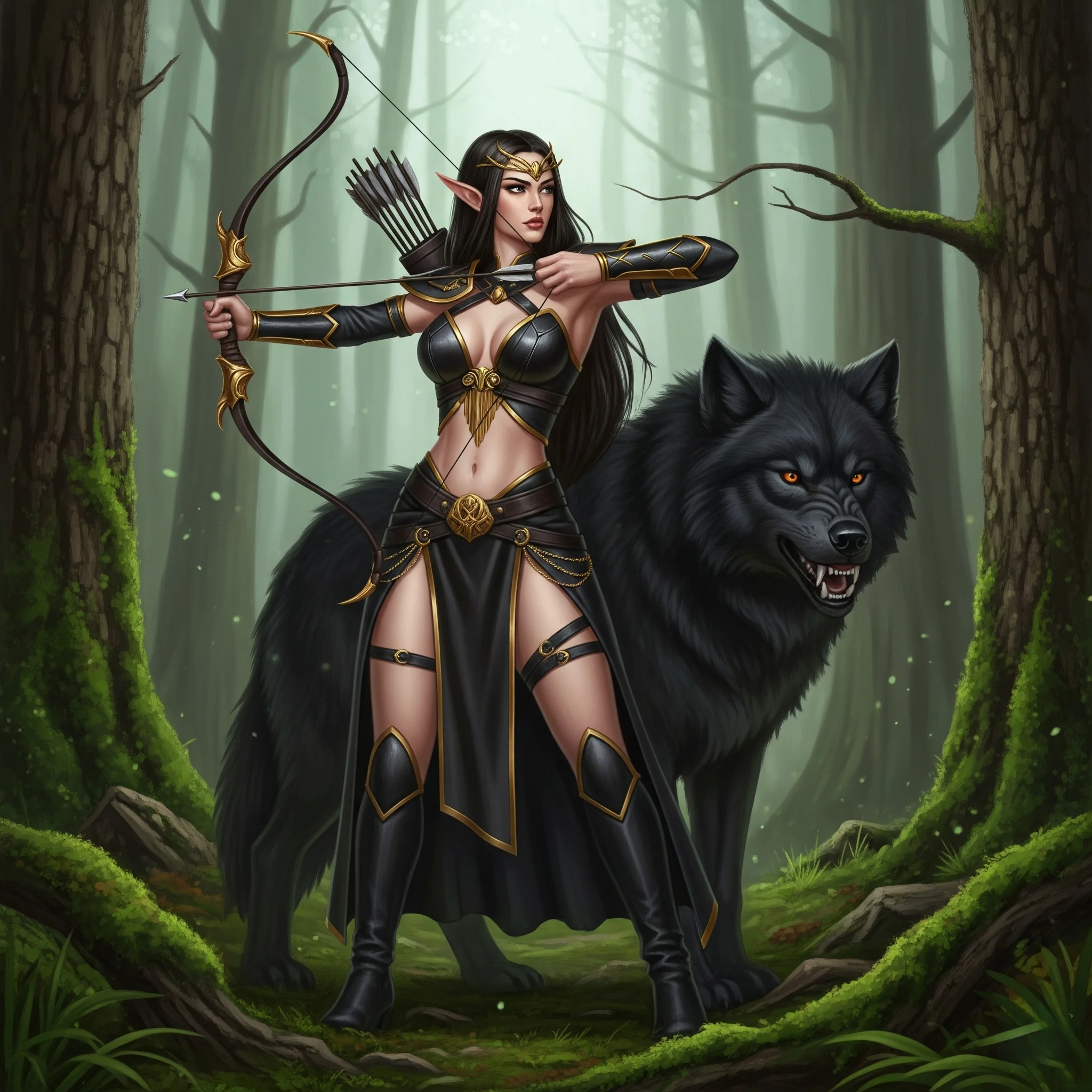 Elf in wolf company picture 2 of 6