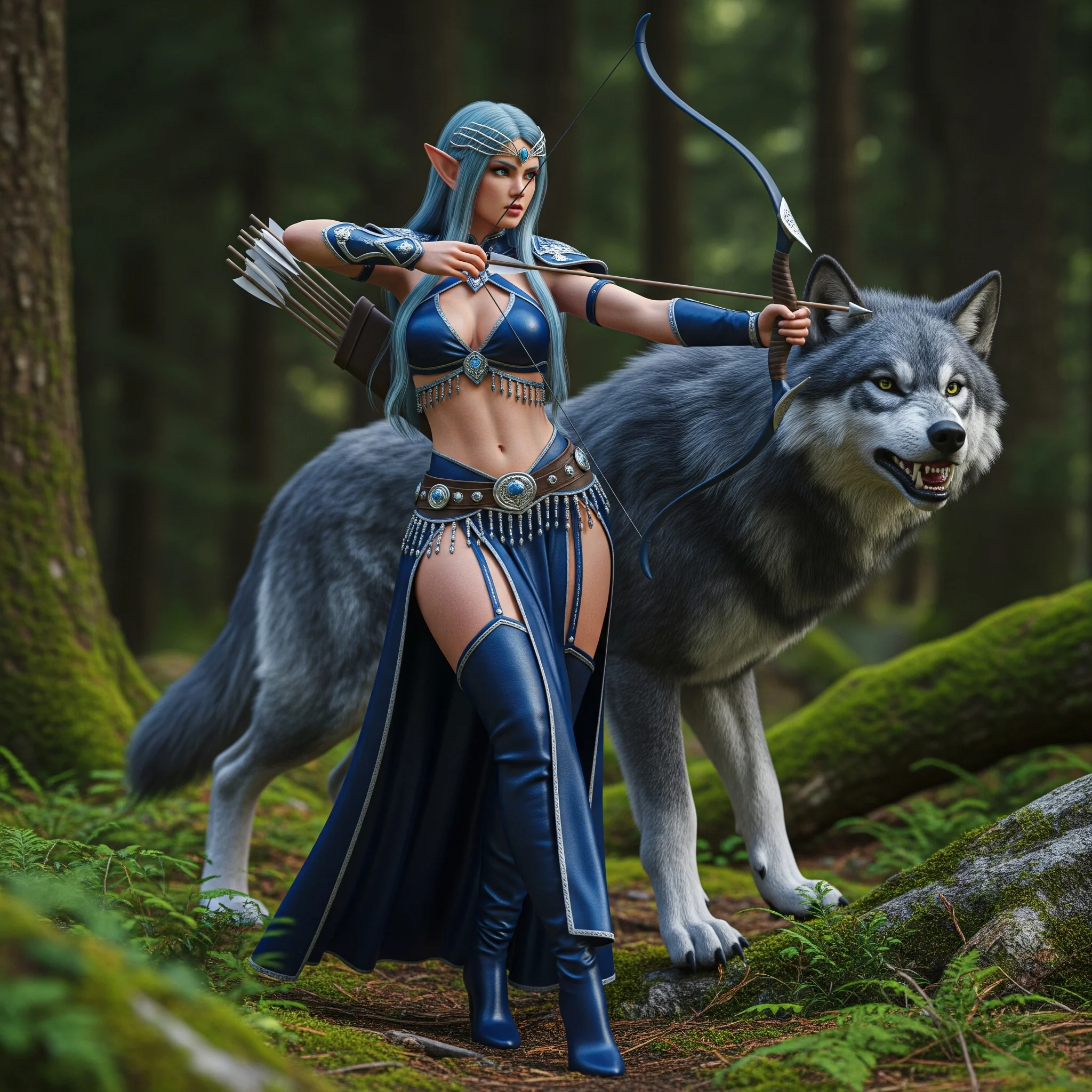 Elf in wolf company picture 3 of 6