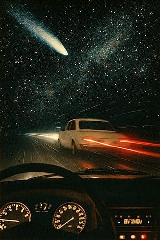 Carried by light.'