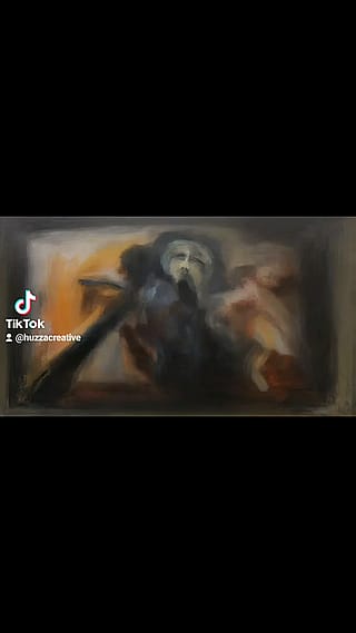 I had Adobe Firefly animate my paintings.'