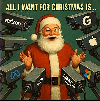 Why can't Santa get a little privacy?'