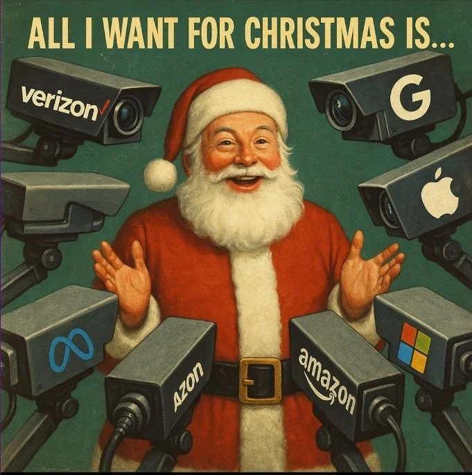 Why can't Santa get a little privacy? picture 1 of 1