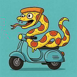 Pizzaroni Serpentini'