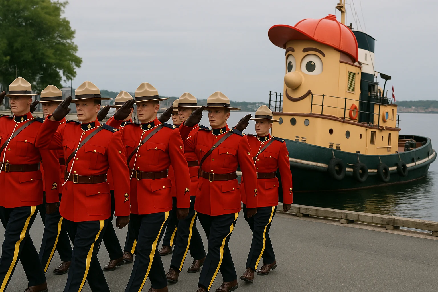 The Entirety of the Royal Canadian Navy. picture 1 of 1