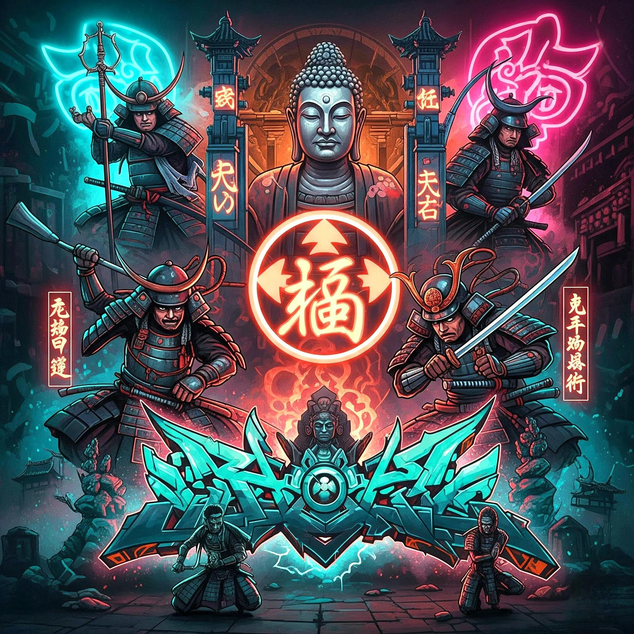 Cyberpunk samurai style🇯🇵⚔️☝🏻 picture 1 of 2