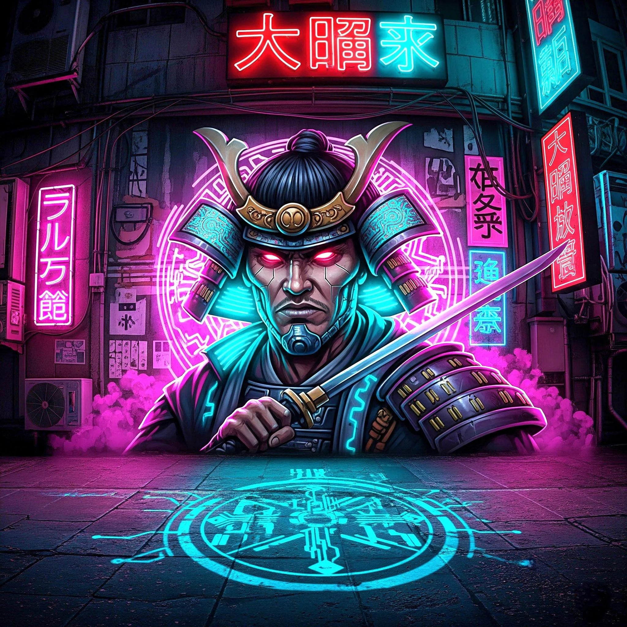 Cyberpunk samurai style🇯🇵⚔️☝🏻 picture 2 of 2