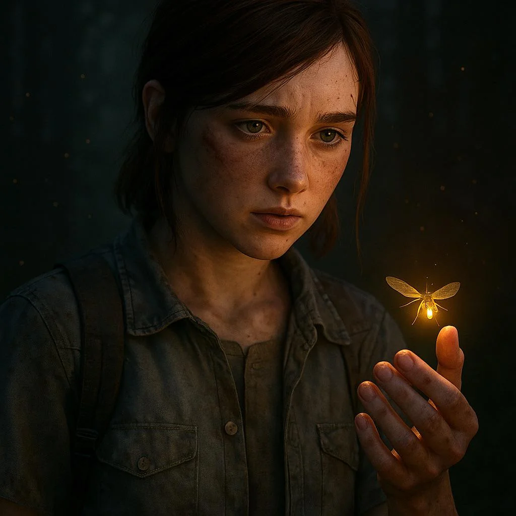Ellie and a Firefly picture 1 of 1