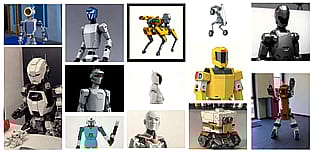 A whole bunch of 2020s robots as classic 1980s mecha anime designs.'