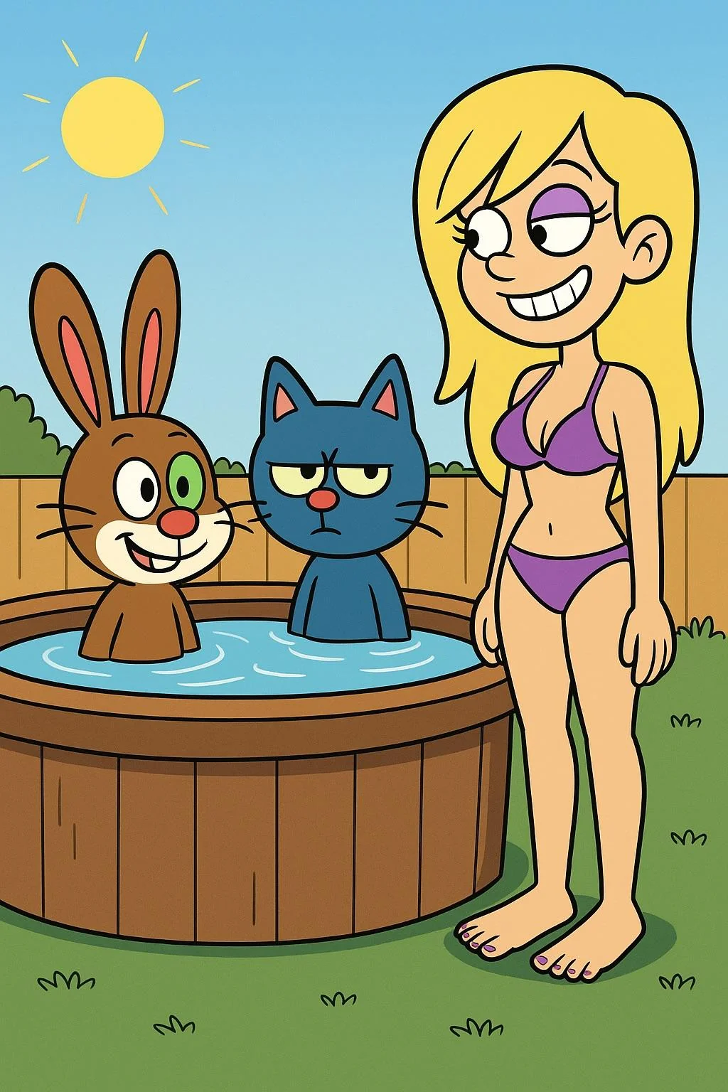 Ms. Ma’am Hot Tub Scene [Galaxy AI]. picture 4 of 4