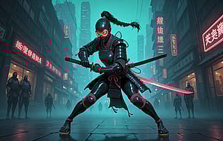 Futuristic warriors'