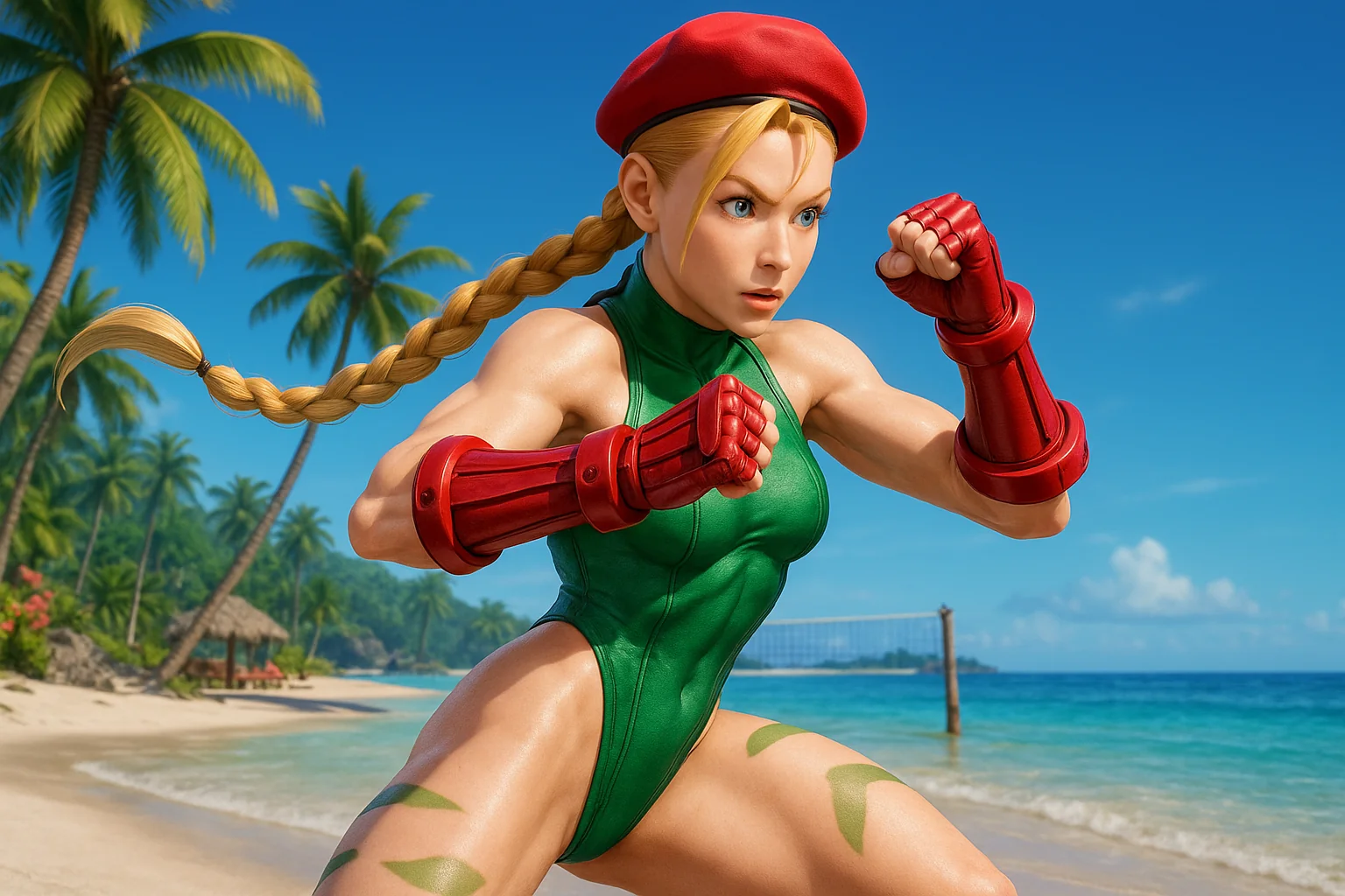 Female game character renders in the style of DoA Xtreme picture 1 of 3