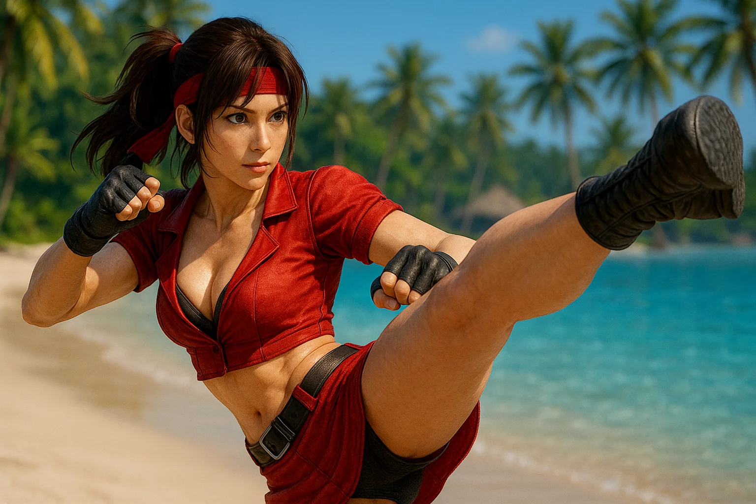 Female game character renders in the style of DoA Xtreme picture 2 of 3