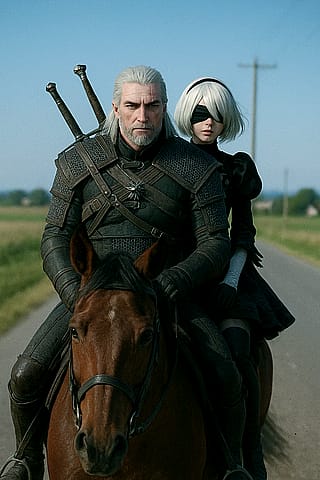 Game characters with different game characters.'