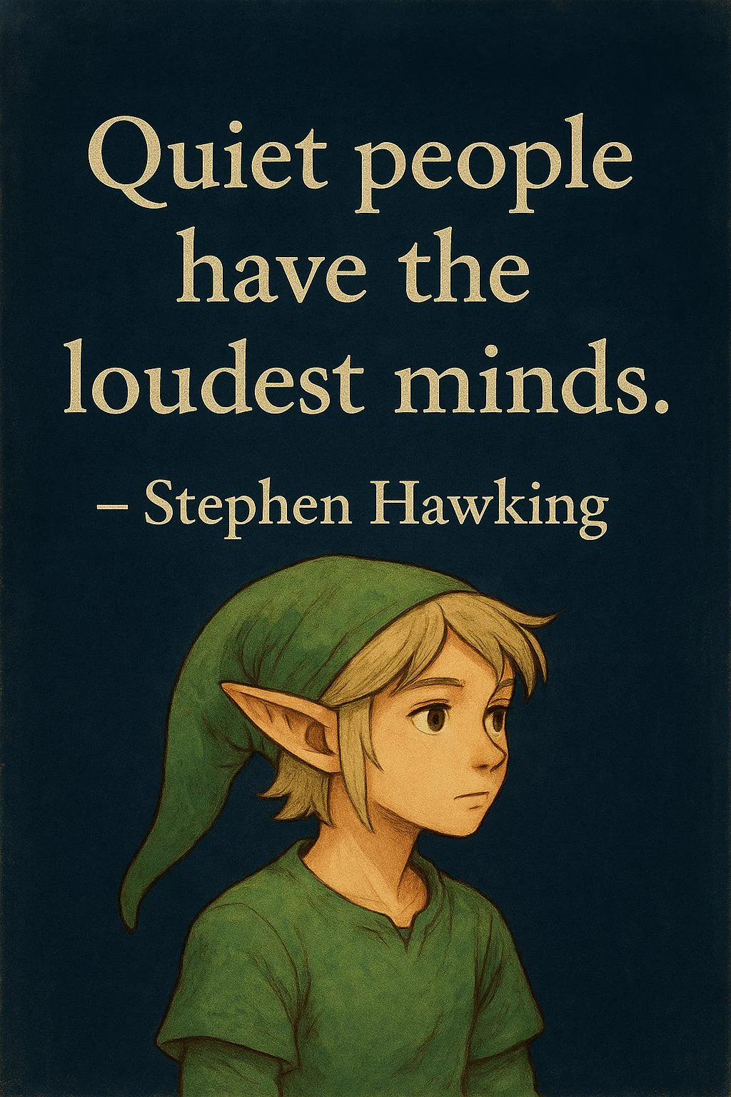 “Quiet people have the loudest minds.” picture 1 of 1