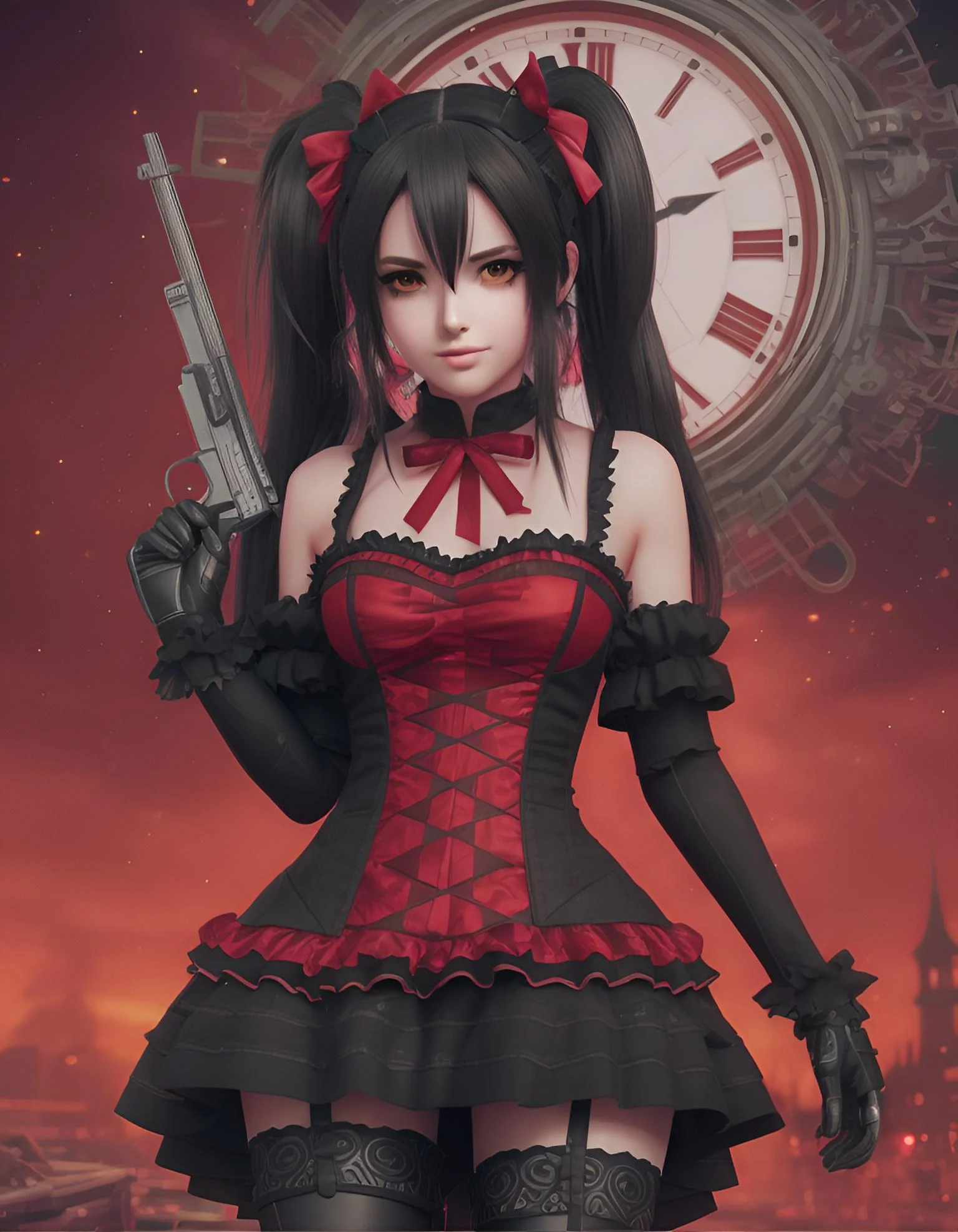I felt like making my anime waifu (made with Moescape) picture 1 of 1
