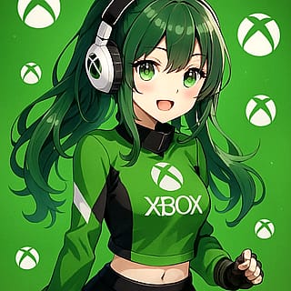 If xbox had an anime mascot'