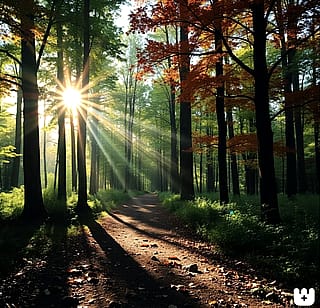 a walk through morning light'