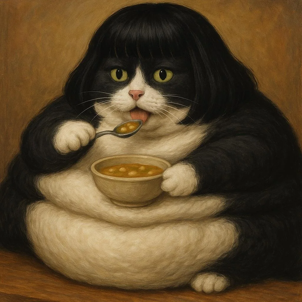 The cat pictures I send in response to pictures of cat I get from my friend with cat, just keeping them relevant to conversation we have via text ChatGPT n gemeni picture 2 of 10