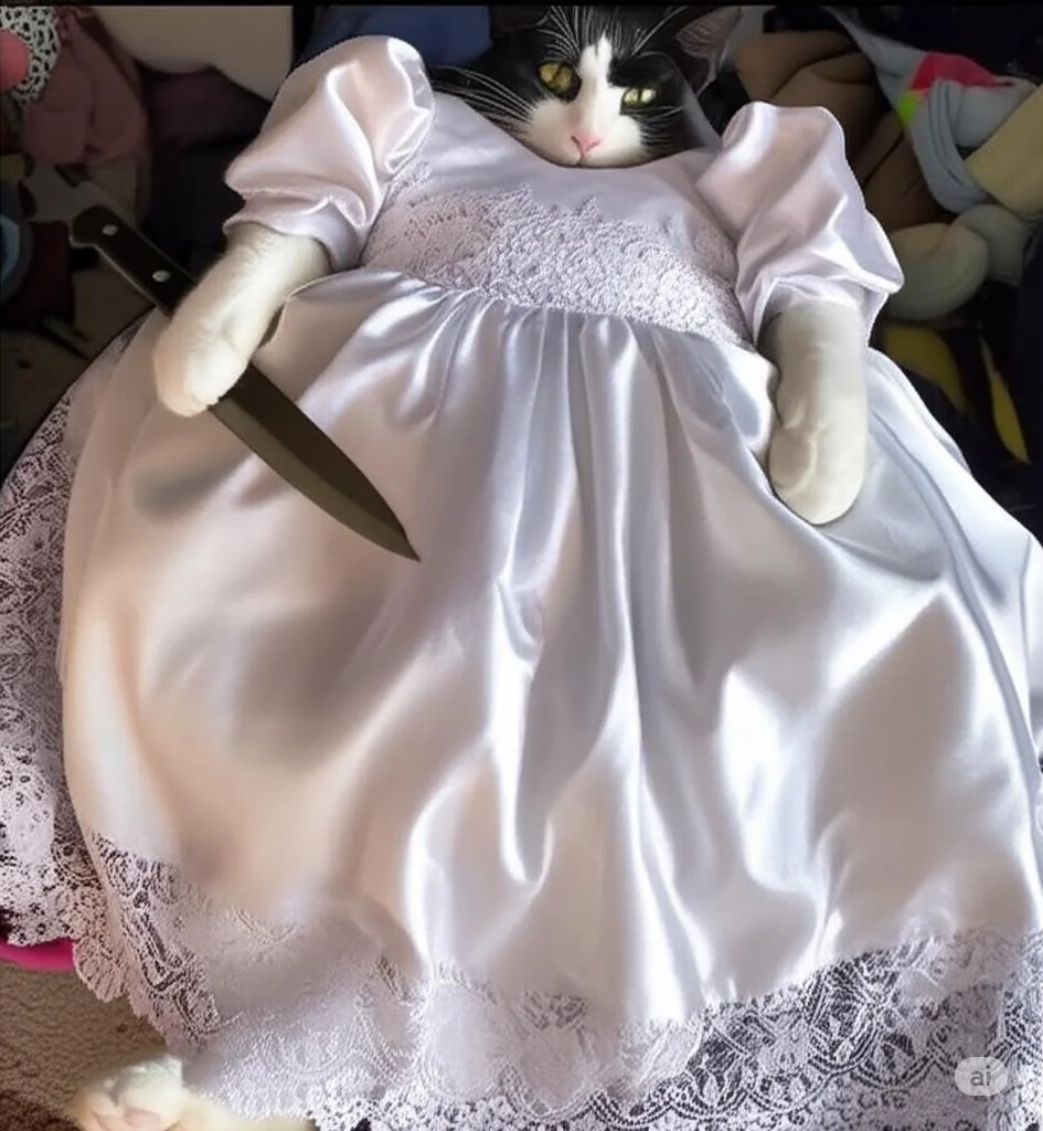 The cat pictures I send in response to pictures of cat I get from my friend with cat, just keeping them relevant to conversation we have via text ChatGPT n gemeni picture 7 of 10
