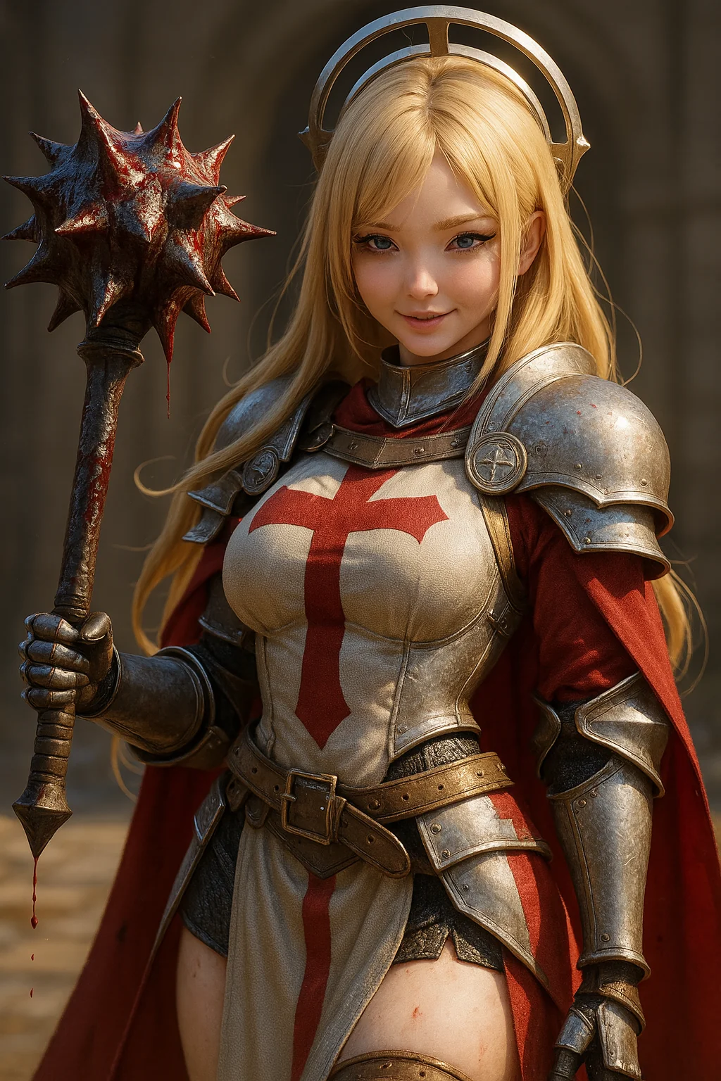 Holy crusader, but she's cute and dangerous picture 1 of 1