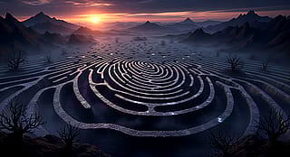 "The Fingerprint Maze"'