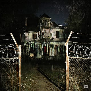 Got Lost and found this house in the woods'