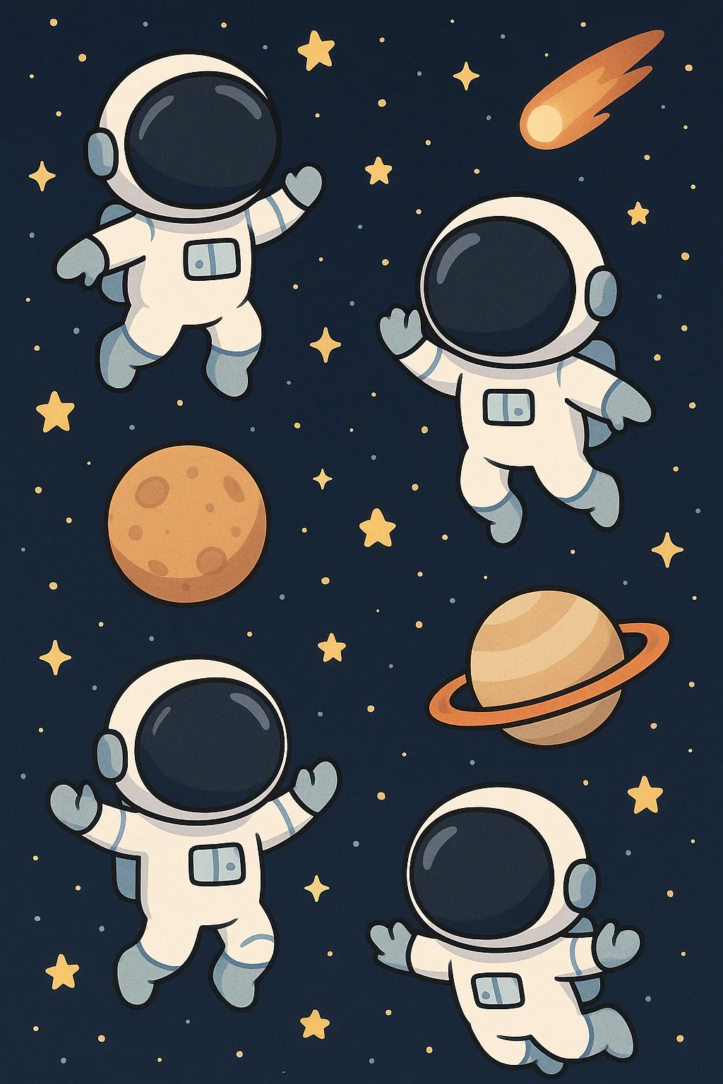 Spacemen having fun picture 1 of 1
