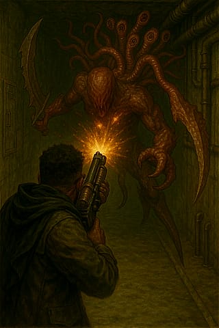 Lamprey beast- give it anomalous superpowers like an SCP'