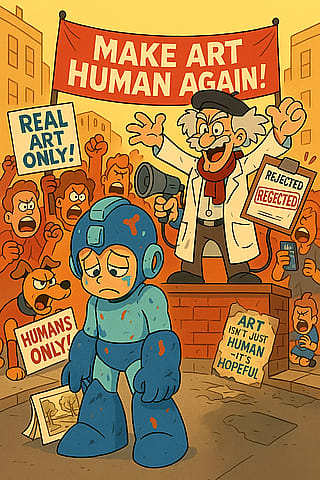 Megaman visits average subreddit these days...'